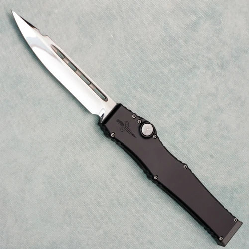Marfione Custom Halo III S/E Black Handle Mirror Polish Blade 1250-MPBKNC-MCK