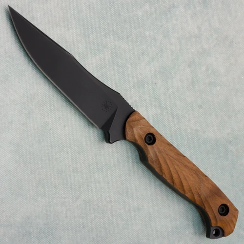 Toor Knives Liberty Krypteia S Fixed Blade Black Walnut Handle Black M4 Blade Limited Edition