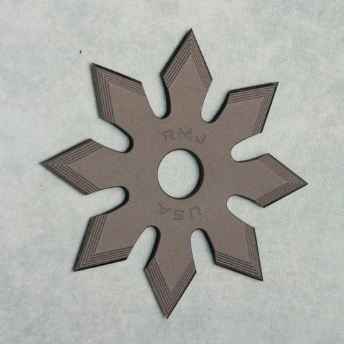 RMJ USA Snowflake Throwing Star Tungsten Cerakote 1075 Steel