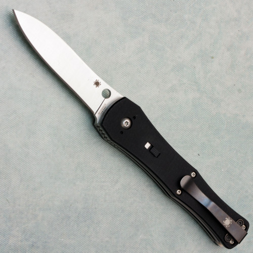 Spyderco JaniSong Slide Lock Black G10 Handles Satin Blade C191GP