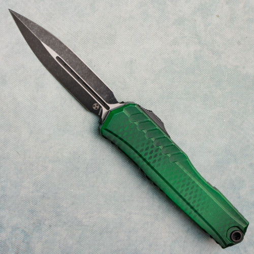 Microtech Cypher II D/E Green X-51 Standard Signature Series 1242-1GRX51S
