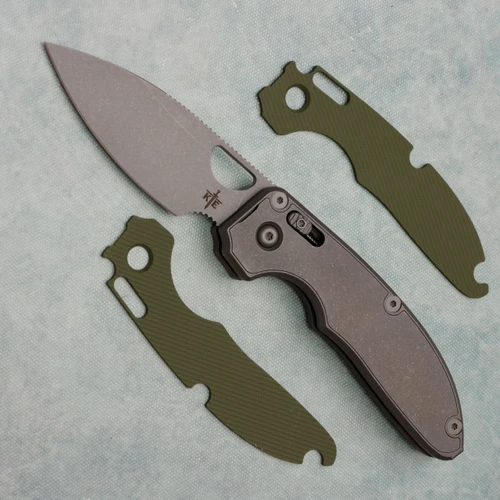 Kindred Edge Alter Index Lock Titanium Handle Dark Stonewash Blade (Pre-owned)