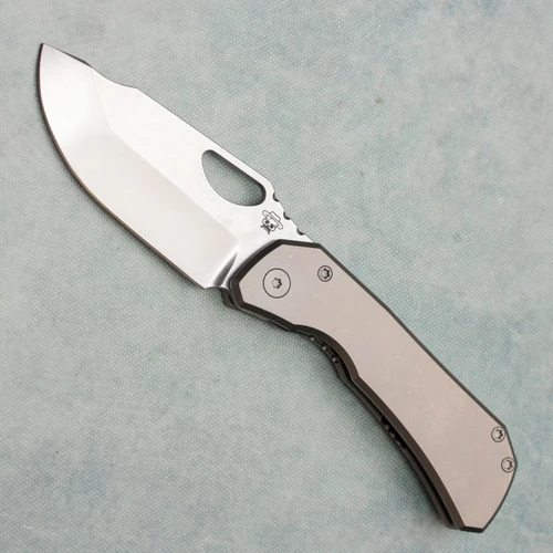 Deadman Design Co. Elixir Frame Lock Titanium Handle Stonewash Blade (Pre-owned)