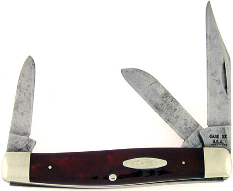 Case XX Stockman Smooth Deep Red Bone 6392