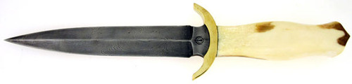 Jot Singh Khalsa Custom Dagger Oosik Ivory Damascus