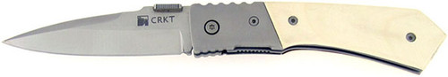 Columbia River Knife & Tool Tighe Tac Genuine Ivory 8102