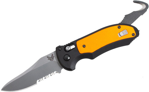 Benchmade Triage Axis Auto Rescue Knife Orange Serrated 9170S-ORG