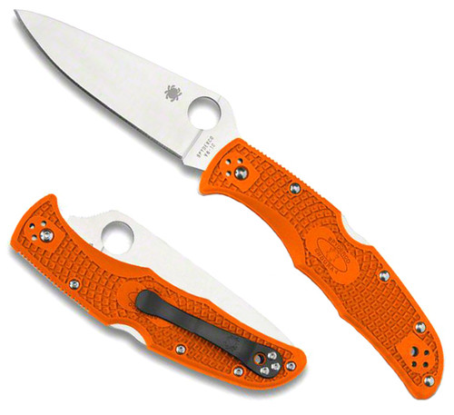 Spyderco Endura Lock Back Orange FRN C10FPOR