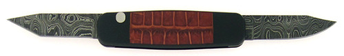 Famars Piccolo Auto Crocodile Hide Damascus AA0769