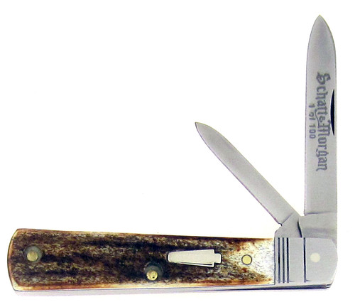 Schatt & Morgan Sheffield Jack Keystone Series Genuine Stag BG42