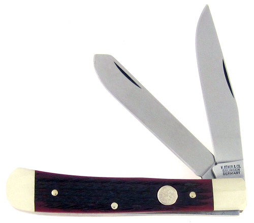 Boker Trapper Jigged Red Bone 2525JRB