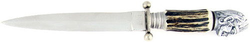 Othello Indian Head Dagger Stag Handle