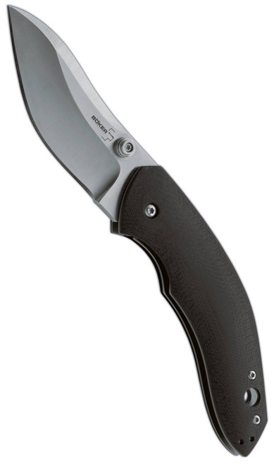 Boker Plus Jens Anso Whale Liner Lock Black G-10 01BO620