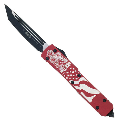 Microtech Ultratech T/E Freedom Edition Black Tactical Standard 123-1FRT