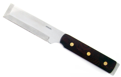 Dan Vandergon Custom Chisel Utility Knife Cocobolo Wood w/ Sheath