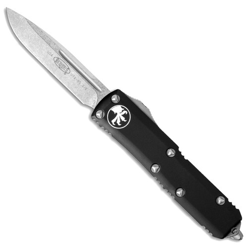 Microtech UTX-85 S/E Black Stonewash Standard 231-10