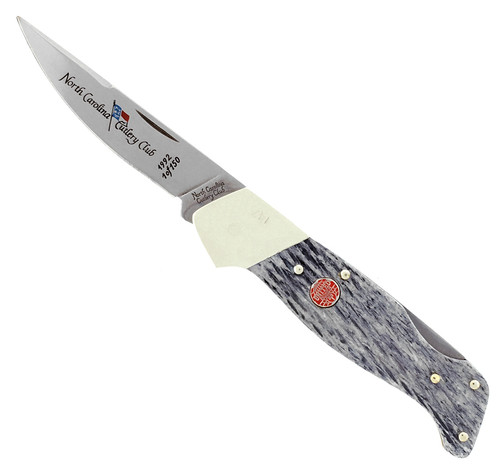 Boker United Lock Back North Carolina Cutlery Club Grey Bone