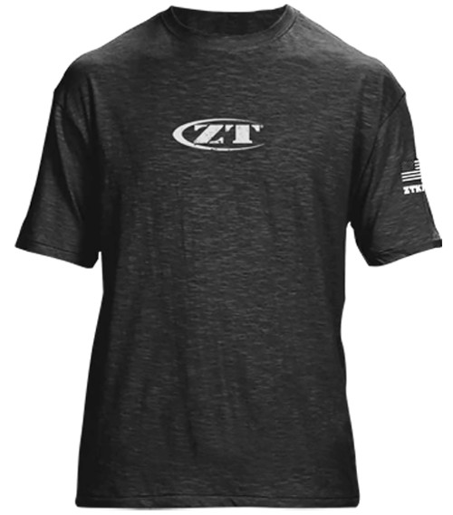 Zero Tolerance Dark Gray Short Sleeve T-Shirt w/ White ZT Logo Size Large