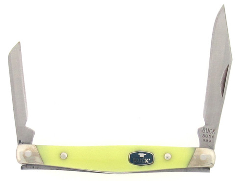 Buck 305 Lancer Pen Knife Smooth Yellow Delrin