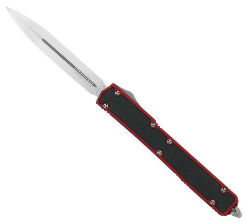 Microtech Makora II D/E Red Satin Standard 106-4RD