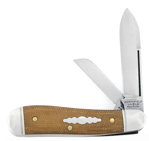 Great Eastern Cutlery Northfield UN-X-LD Beagle Natural Canvas Micarta 182216