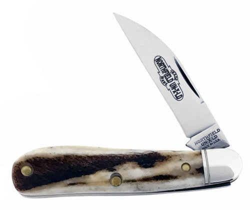 Great Eastern Cutlery Northfield UN-X-LD Coyote Slip Joint Smooth Stag 180116