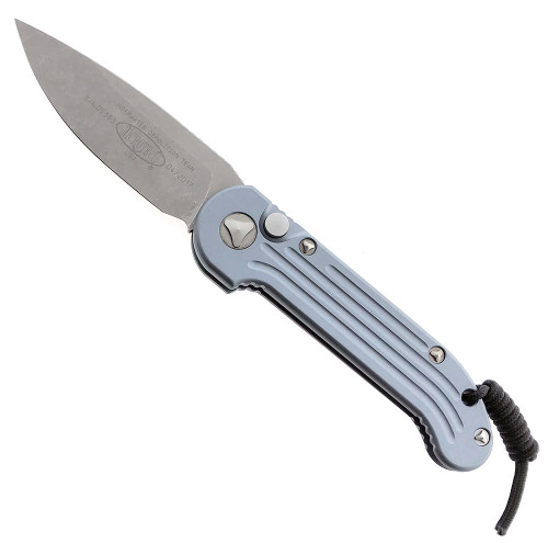 Microtech LUDT Auto Gray Apocalyptic Standard 135-10APGY