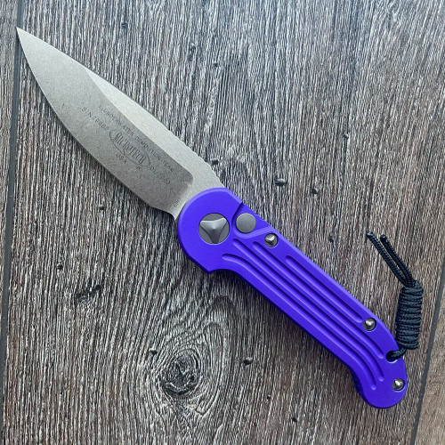 Microtech LUDT Auto Purple Bronzed Standard 135-13PU