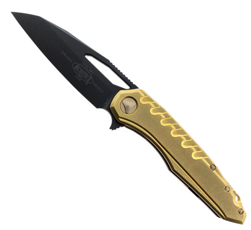 Microtech Sigil MK6 Frame Lock Brass w/ Bronze Titanium DLC Standard 196-1DLCBR