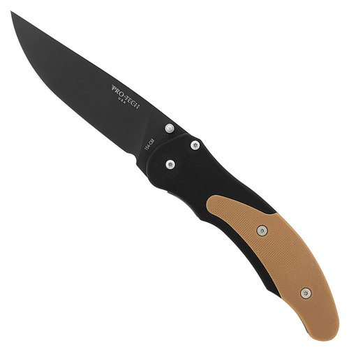 Pro-Tech Defiance D/A Auto Coyote Brown G-10 Black Blade 1804