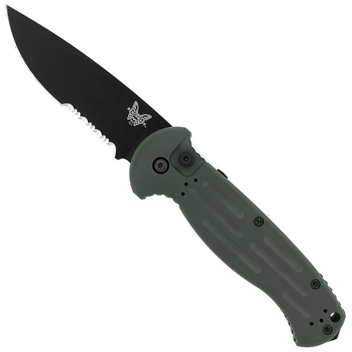 Benchmade AFO II Auto OD Green Black Serrated Elite Edition 9051SBKOD-1101