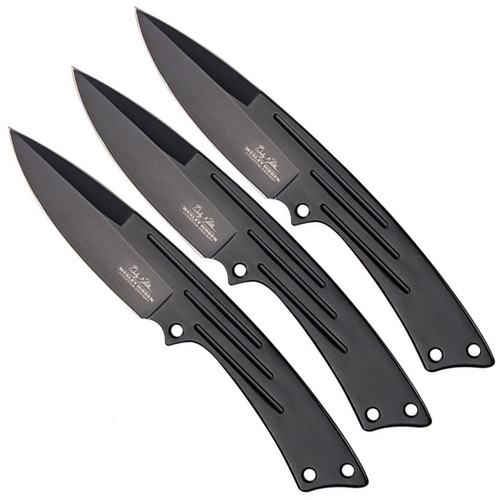 United Cutlery Wesley Hibben Cloak 3pc Large Throwing Knife Set WH101