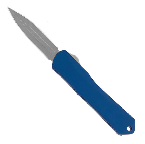 Heretic Knives Manticore S D/E Blue Handle Battleworn Blade H024-5A-BLUE