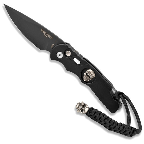 Pro-Tech TR-5.70 Auto Skull Black Handle DLC Blade Limited Edition