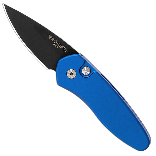 Pro-Tech Sprint Solid Blue Handle DLC Blade 2907-BLUE