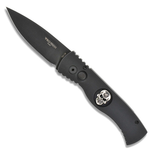 Pro-Tech TR-2.64 Skull SWAT Black Tactical Handle DLC Blade Limited Edition