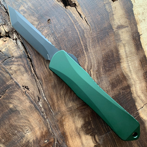 Heretic Knives Manticore E Tanto Green Handle DLC Blade H027-6A-GRN