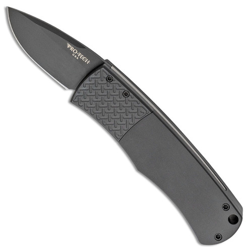 Pro-Tech Whiskers Magic BR-1CA.7 Bolster Release Auto Black Handle Cali Legal DLC Blade