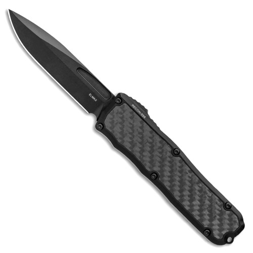 Guardian Tactical RECON-035 S/E Black Handle w/ Carbon Inlays Black Tactical Blade 92111