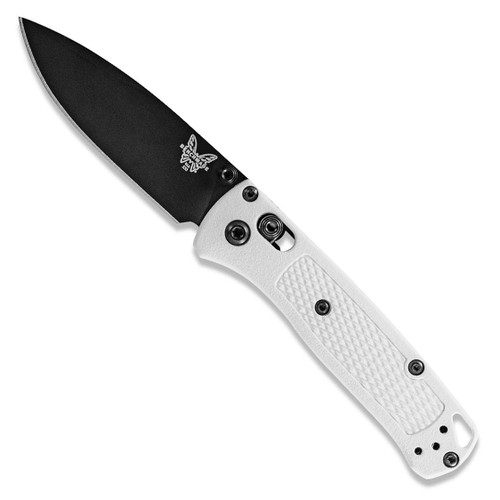 Benchmade Mini Bugout Axis Lock White Handle Black Blade 533BK-1