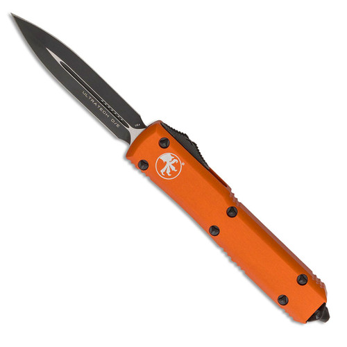 Microtech Ultratech D/E Orange Black Standard 122-1OR