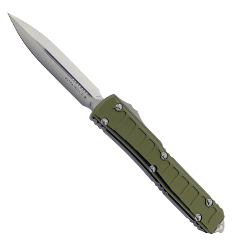 Microtech Ultratech II D/E OD Green Satin Standard Signature Series 122II-4ODS