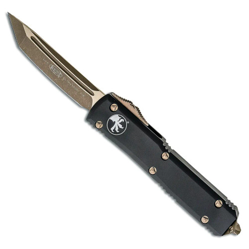 Microtech Ultratech T/E Black Handle Bronzed Blade Standard 123-13