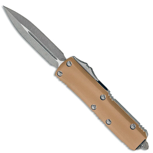 Microtech UTX-85 D/E OD Green G-10 Composite Top Handle
