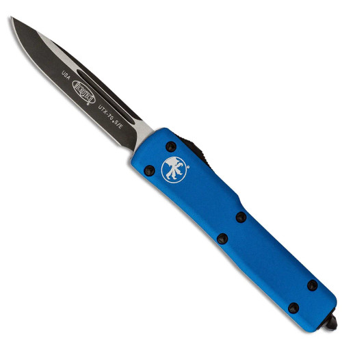 Microtech UTX-70 S/E Blue Handle Black Standard Blade 148-1BL