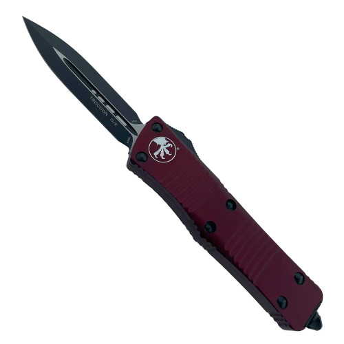 Microtech Troodon D/E Merlot Handle Black Standard Blade 138-1MR