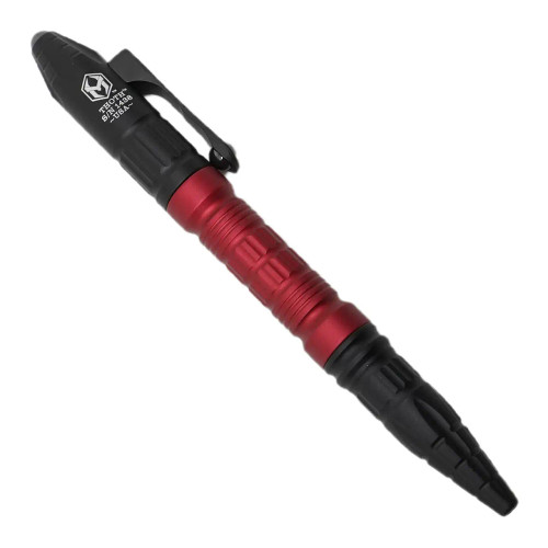 Heretic Knives Thoth Modular Bolt Action Pen Aluminum w/ Red Aluminum Barrel H038-AL-RD