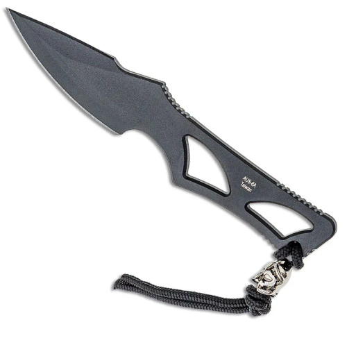 Spartan Blades Enyo Fixed Blade Neck Knife Black SBBL2BK