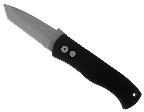 Pro-Tech Emerson CQC7 Auto Solid Black Handle Bead Blast Blade E7T01