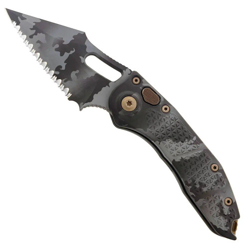 Microtech Borka Stitch Auto S/E Urban Camo Full Serrated Signature Series 169-3UCS (Consignment)
